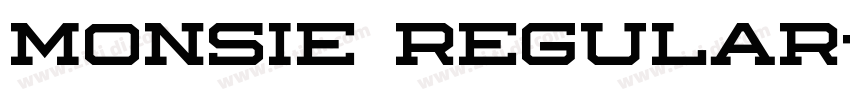 Monsie Regular字体转换